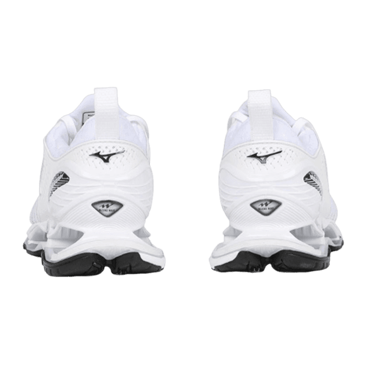 Mizuno Wave Prophecy Waveknit White Angle 0
