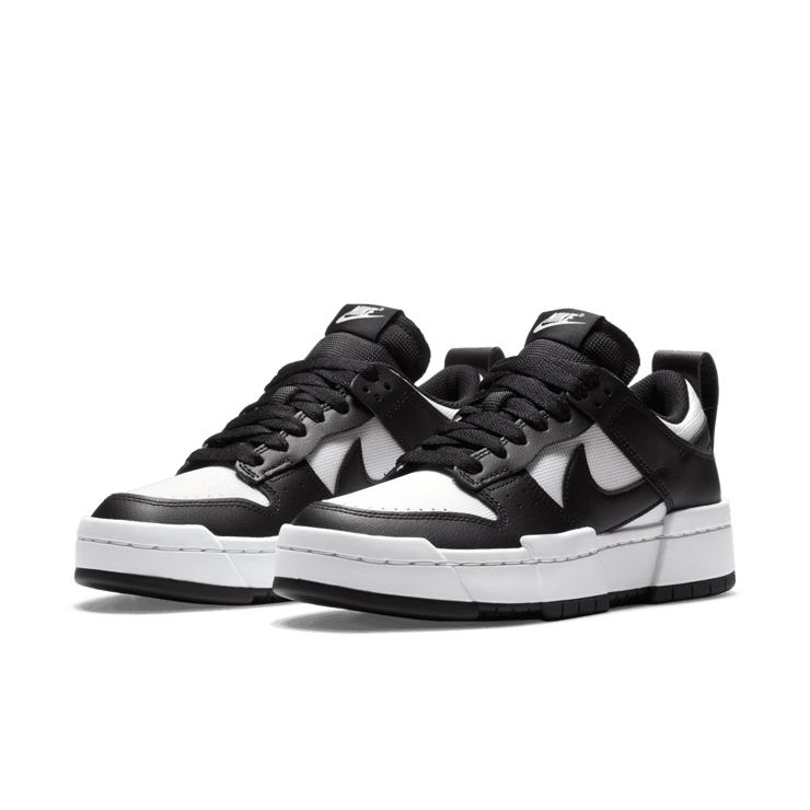 Nike Dunk Low Disrupt Black White (W) Angle 2