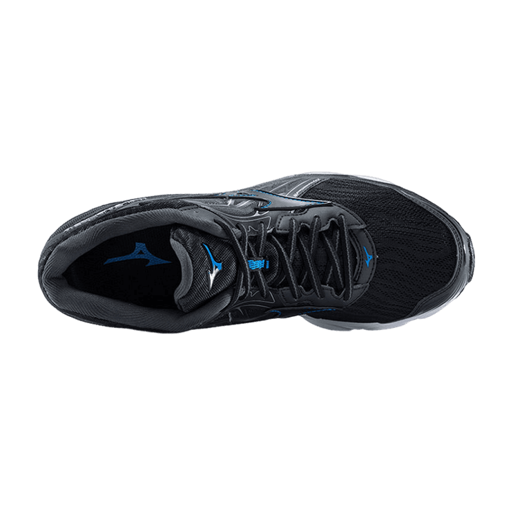 Mizuno Inspire 14 Black Blue Angle 3
