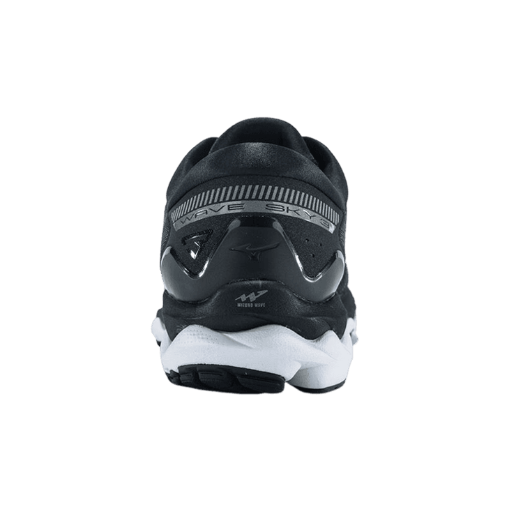 Mizuno Wave Sky 3 Black Grey Angle 2