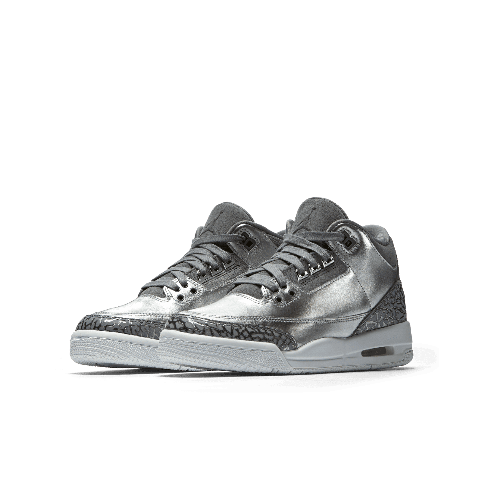 Jordan 3 Retro Premium Heiress Metallic Silver (GS) - AA1243-020