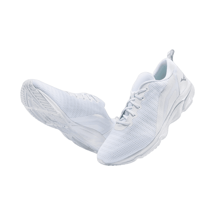 Mizuno Ezrun TO Minimalistic Solid Color White Angle 1