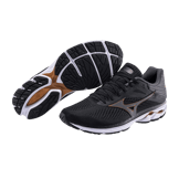 Mizuno Rider 23 Black Gray Angle 2
