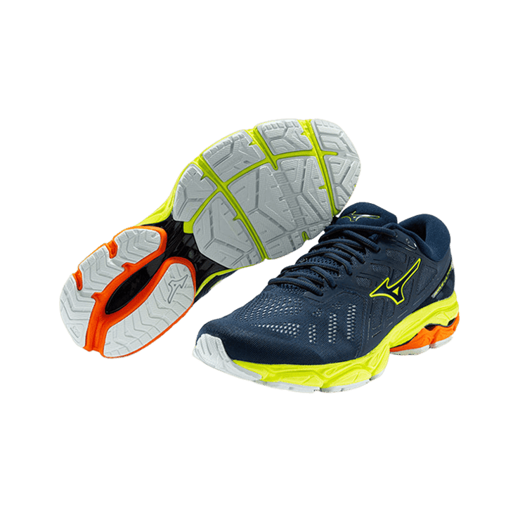 Mizuno Ultima 11 Blue Yellow Orange Angle 3
