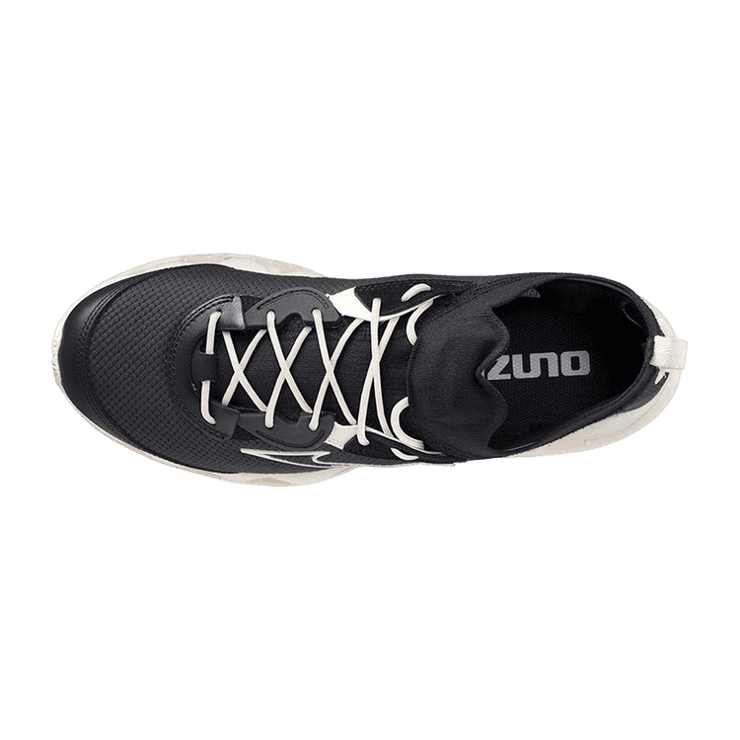 Mizuno Wave Prophecy B Black White Angle 0