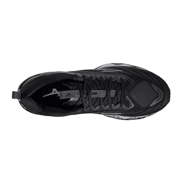 Mizuno Wave Prophecy 11 Shock Absorption Breathable Gray Silver Black Angle 0