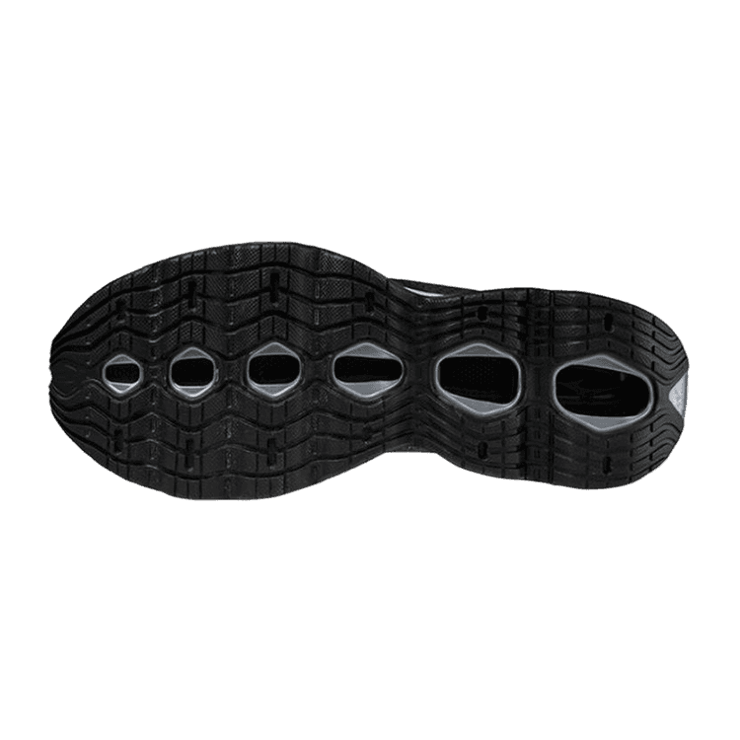 Mizuno Wave Prophecy 11 Shock Absorption Breathable Gray Silver Black Angle 2