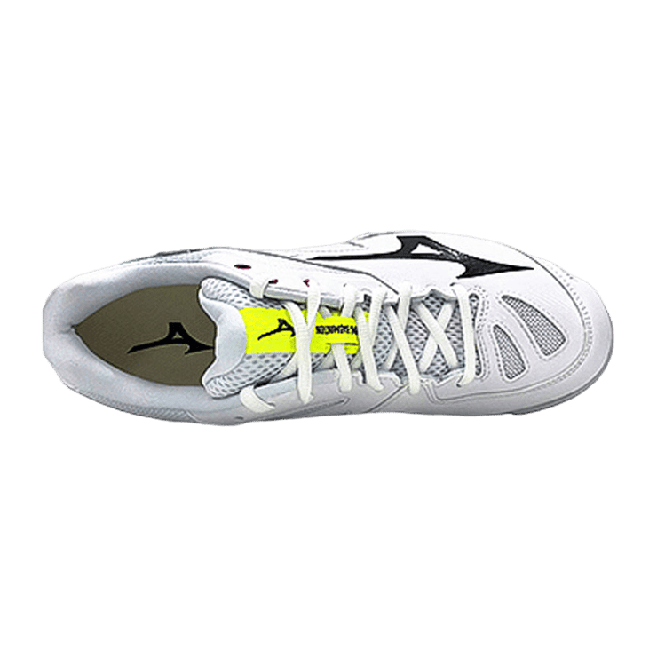 Mizuno Wave Claw 2 Cozy Wear-resistant Low Tops White Angle 0