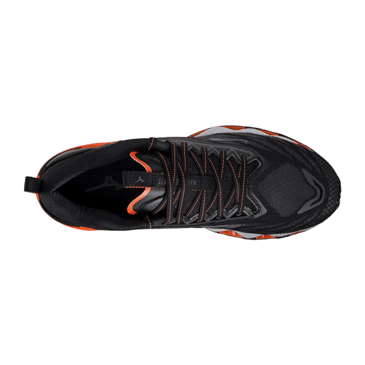 Mizuno Wave Prophecy 11 Low Tops Grey Black Orange Angle 0