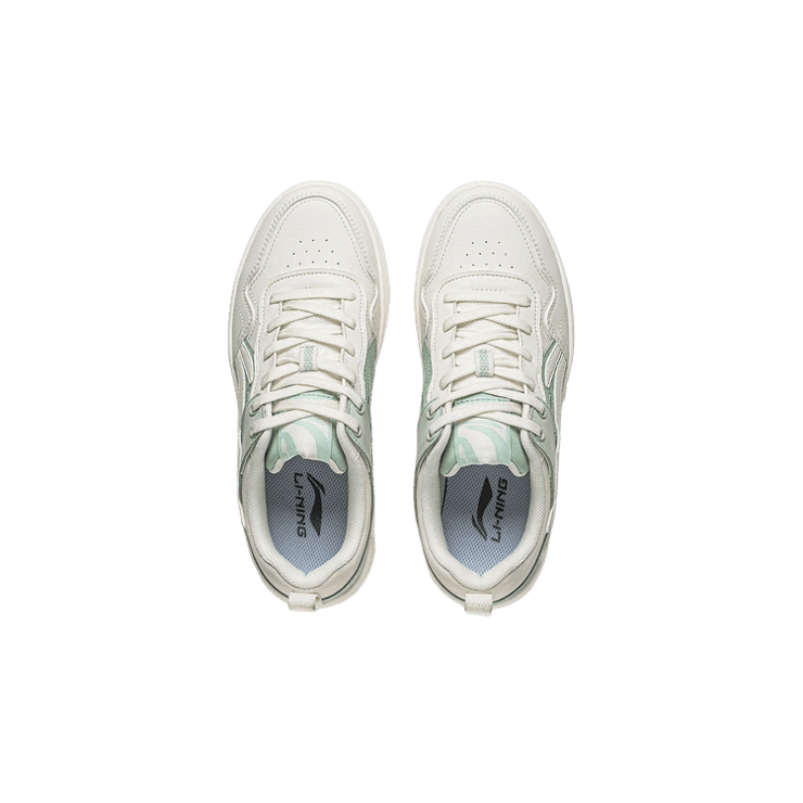 Li-Ning Qingyun White Green (W) Angle 0