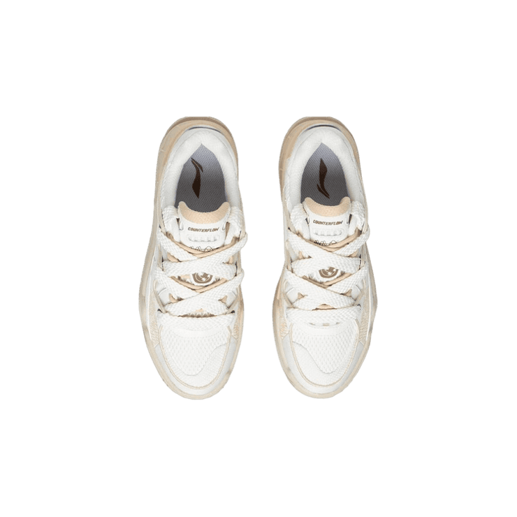 Li-Ning CF Flash Star 2.0 White Light Brown (W) Angle 1