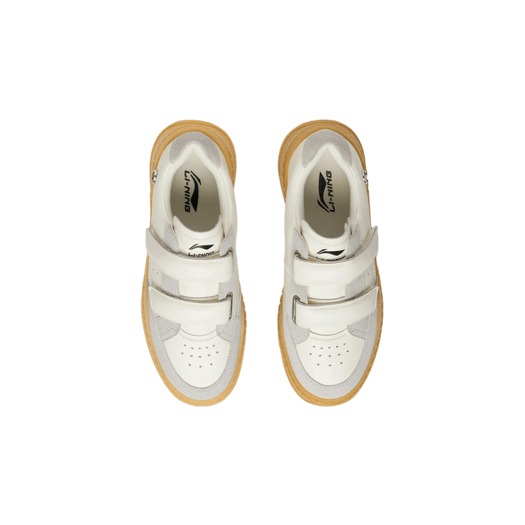 Li-Ning Blank Casual Sneakers White Grey (W) Angle 1