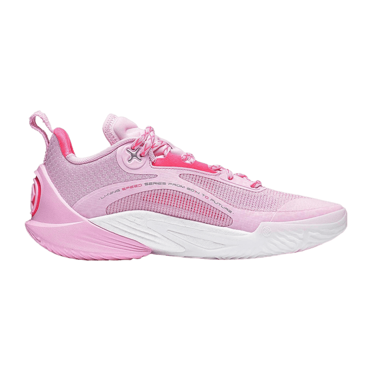Li-Ning Speed 10 OSO Low Pale Pink White Angle 0