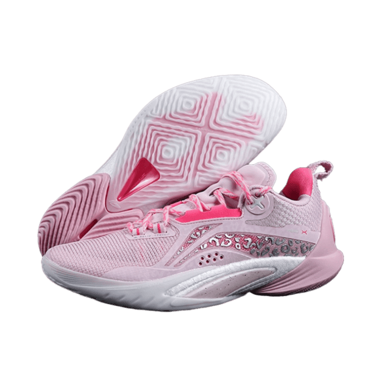 Li-Ning Speed 10 OSO Low Pale Pink White Angle 1
