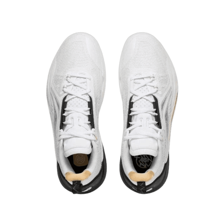 Li-Ning Speed 10 White Gold Black Angle 2
