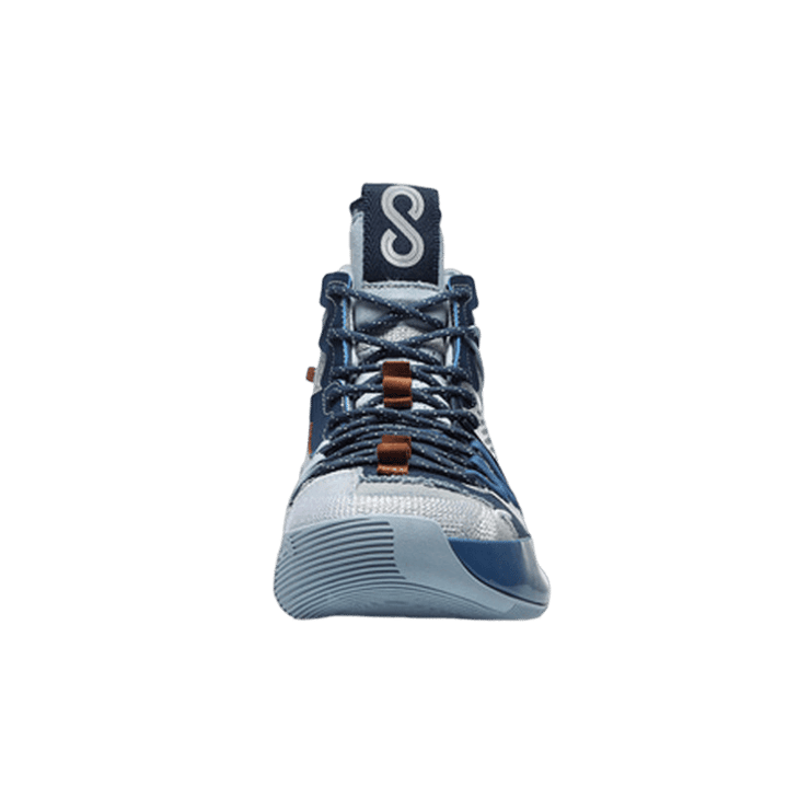 Li-Ning Sonic 8 Cj Mccollum Denim Blue Angle 2