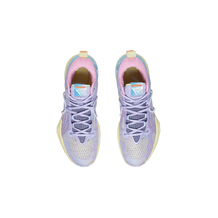 Li-Ning Speed 8 Premium Purple Light Yellow Angle 1