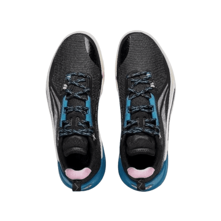 Li-Ning Speed 10 Black Blue Pink Angle 1