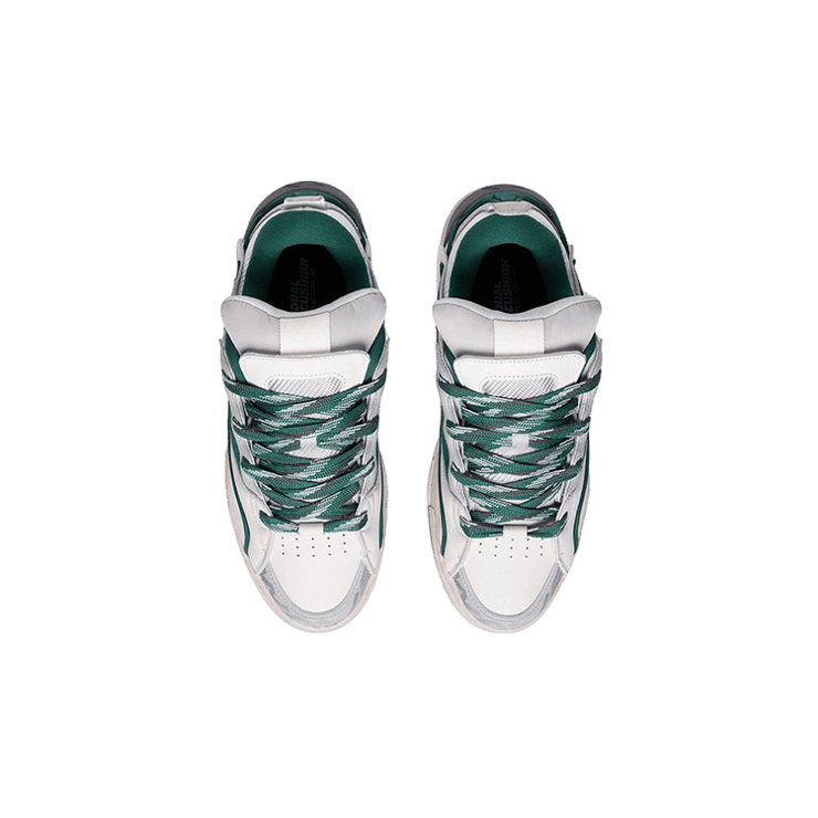 Li-Ning Superwave Golden White Green Angle 1