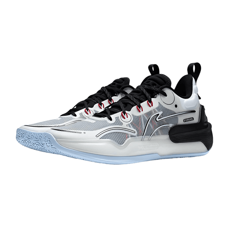 Li-Ning Yushuai 16 low V4 White Black Angle 0
