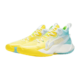 Li-Ning Sonic 10 Mid Yellow Pure Blue Angle 0