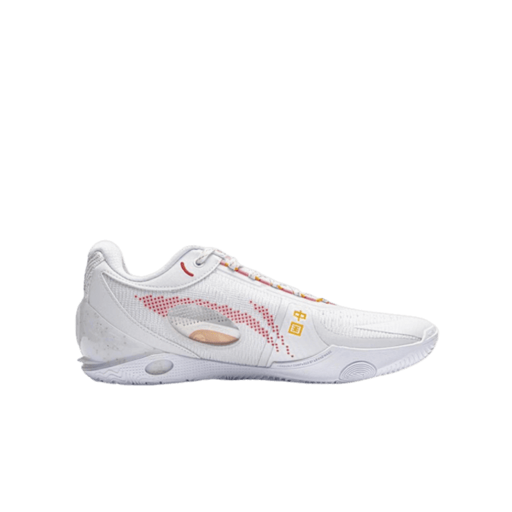 Li-Ning Wade 808 III Ultra White Red Angle 2