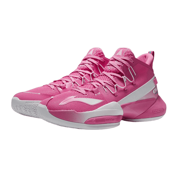 Li-Ning Power 8 V2 Azalea Pink White Angle 0