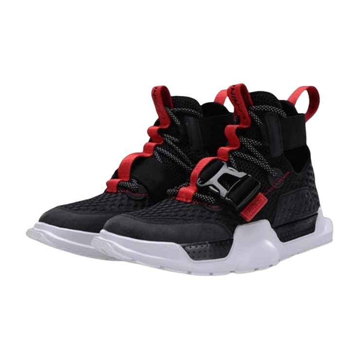Li-Ning Reburn WS Hi Black Red Angle 0
