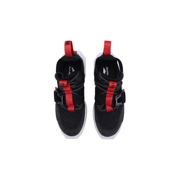 Li-Ning Reburn WS Hi Black Red Angle 1