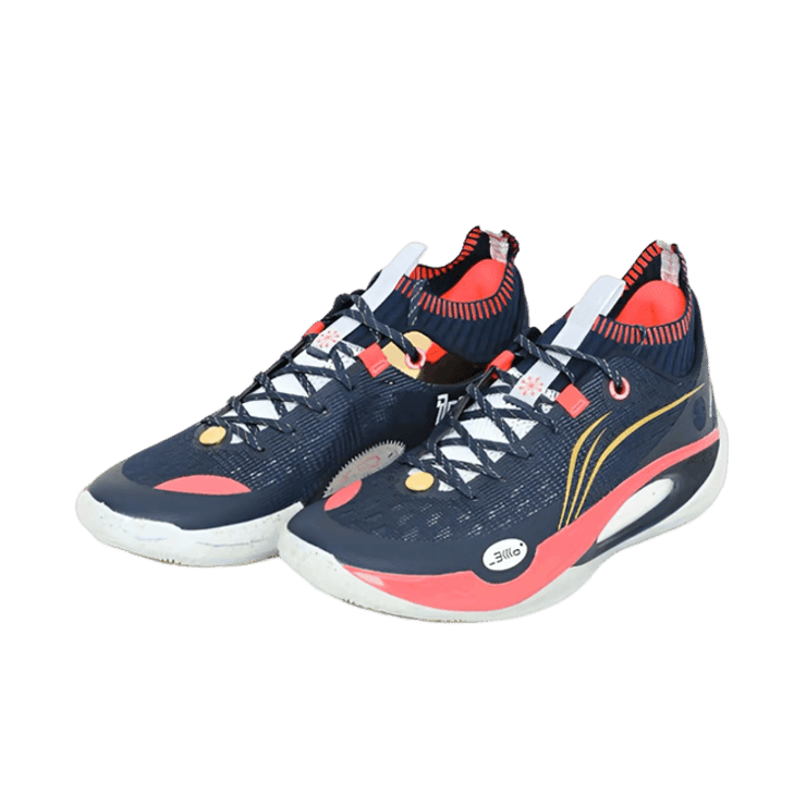 Li-Ning Wade 808 Ultra Navy Red Angle 0