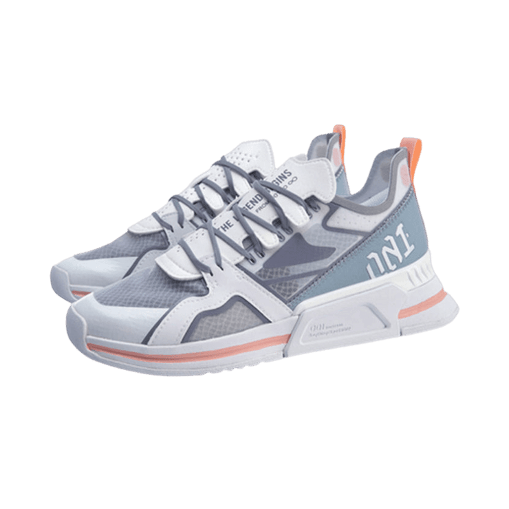 Li-Ning 001 T1000 Low White Grey (W) Angle 0