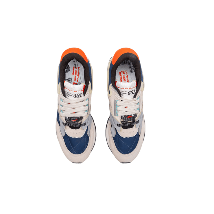 Li-Ning 001 Splicing Stylish Blue White Red Angle 0