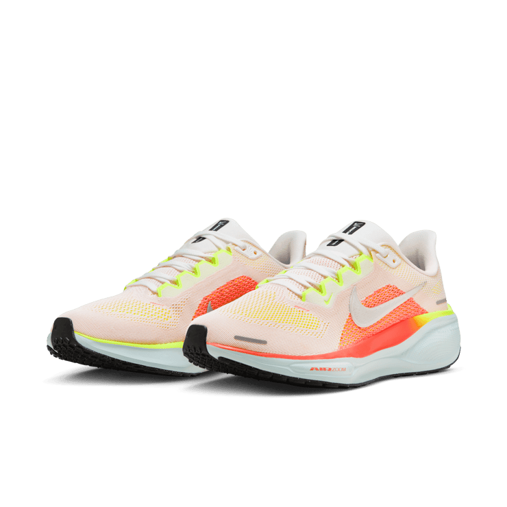 Nike Air Zoom Pegasus 41 Summit White Crimson (W) Angle 2