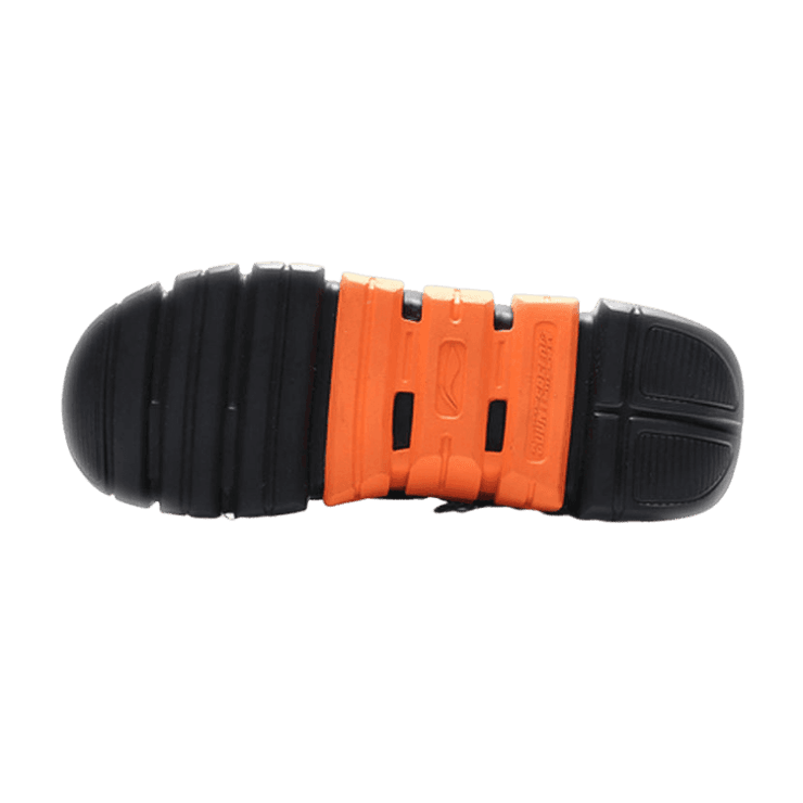 Li-Ning Counterflow Light Wheel 0.9 Hi Black Orange Angle 2