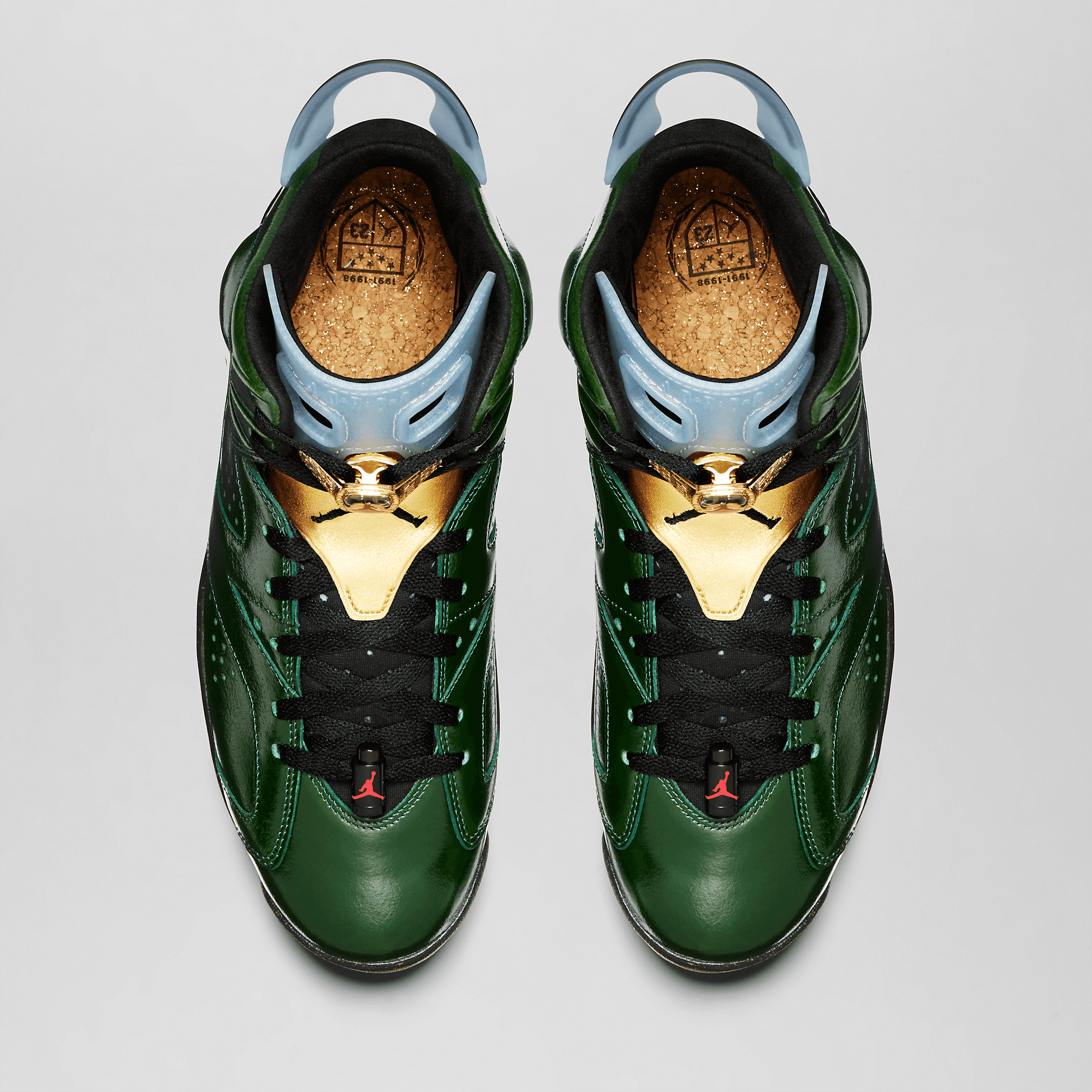 green and gold jordan 6