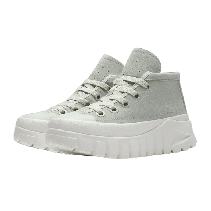 Li-Ning Leather Boot Green White (W) Angle 0