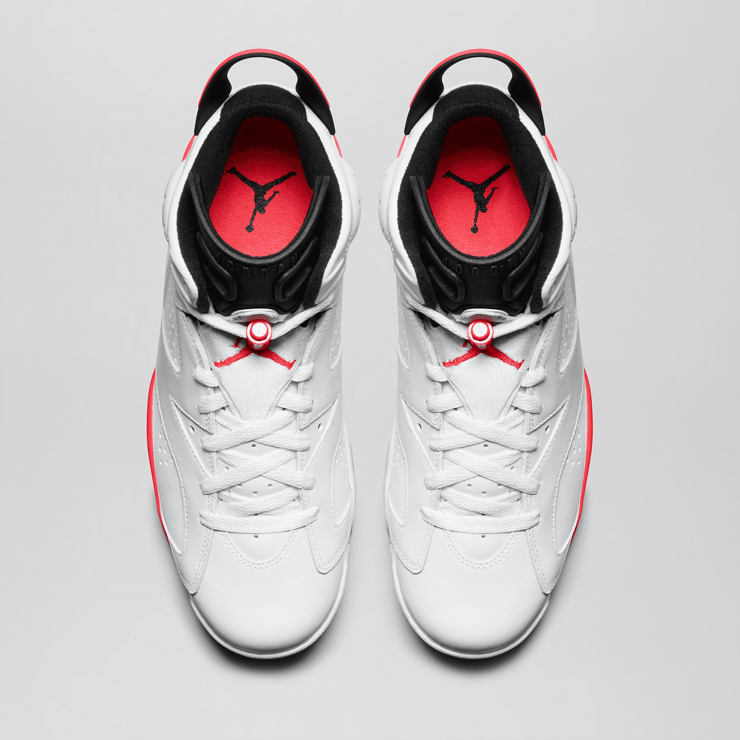Air Jordan 6 Retro Infrared White (2014) Angle 1