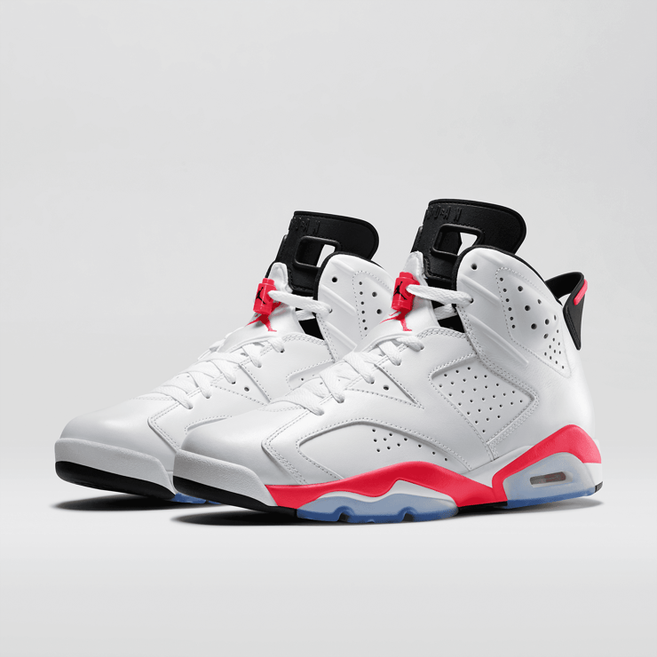 Air Jordan 6 Retro Infrared White (2014) Angle 2