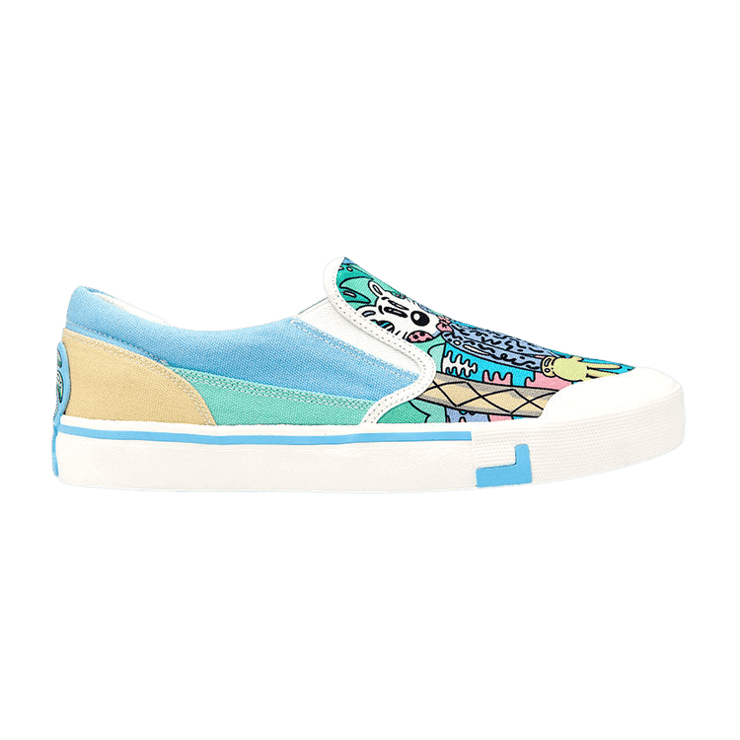 Li-Ning x Steven Harrington Boogie Blue Multi (W) Angle 0