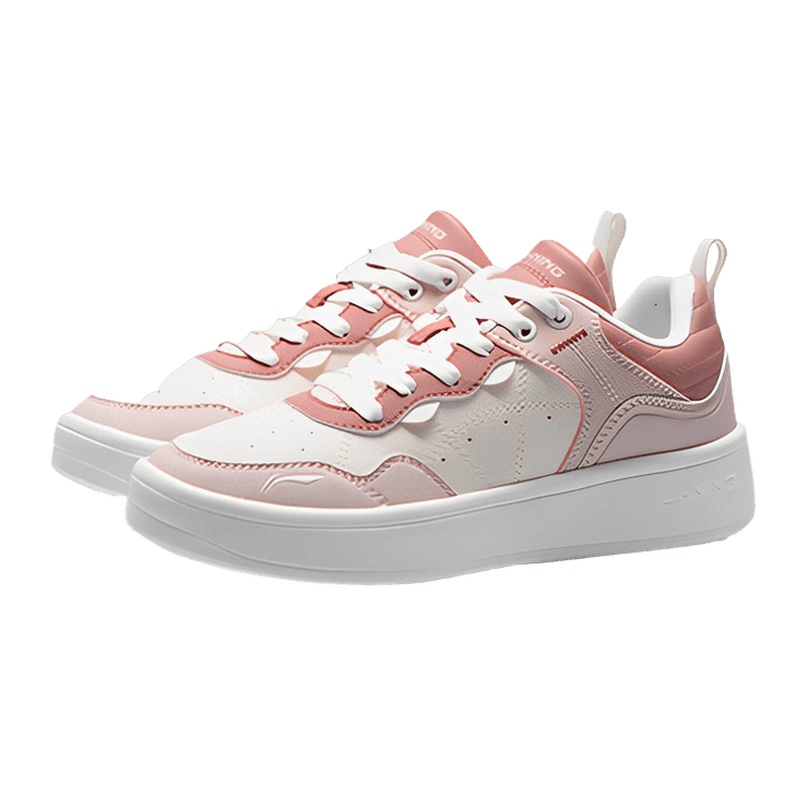 Li-Ning Casual Lifestyle Skate Pink White (W) Angle 0