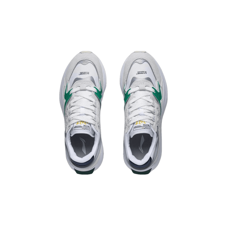 Li-Ning 001 Moment V2 White Green Angle 1