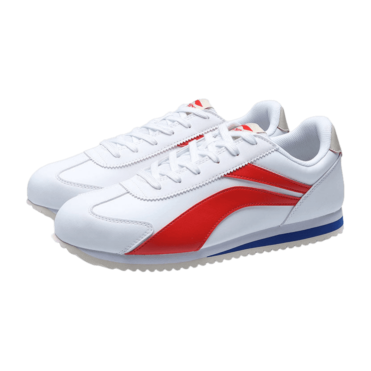 Li-Ning 3K Classic Retro White Red Blue Angle 1