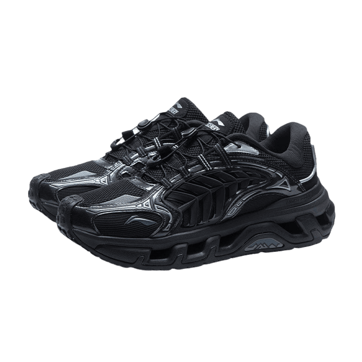 Li-Ning Scenery Low Black Silver Angle 0