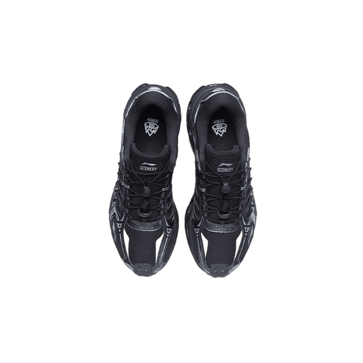 Li-Ning Scenery Low Black Silver Angle 1