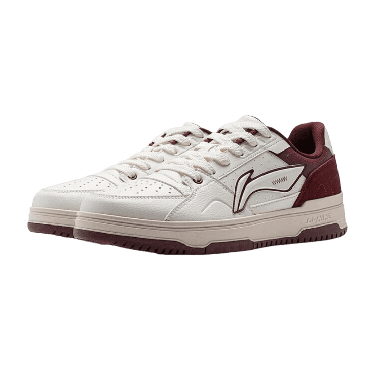 Li-Ning Tianji 2.0 White Burgundy Angle 1