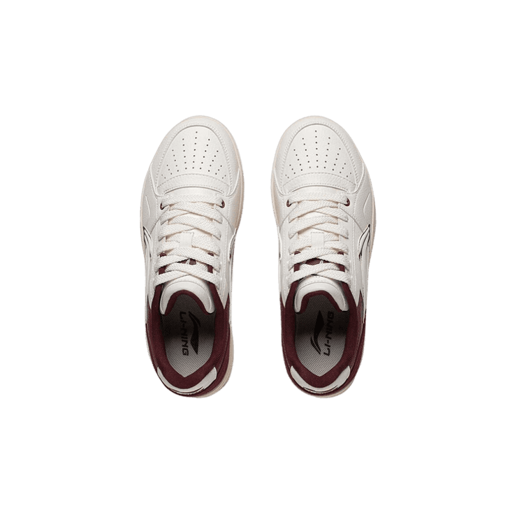 Li-Ning Tianji 2.0 White Burgundy Angle 2