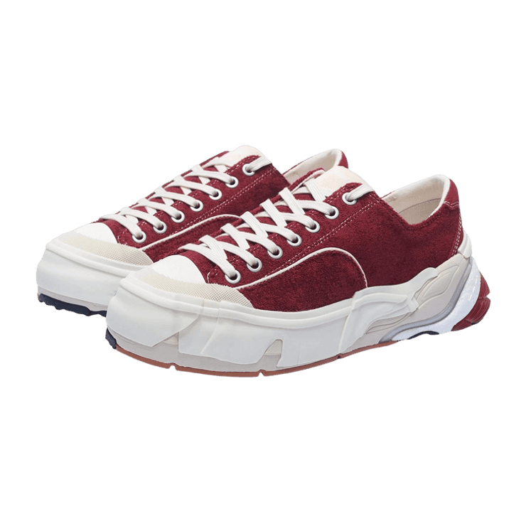 Li-Ning Wuji Dark Red White Angle 0