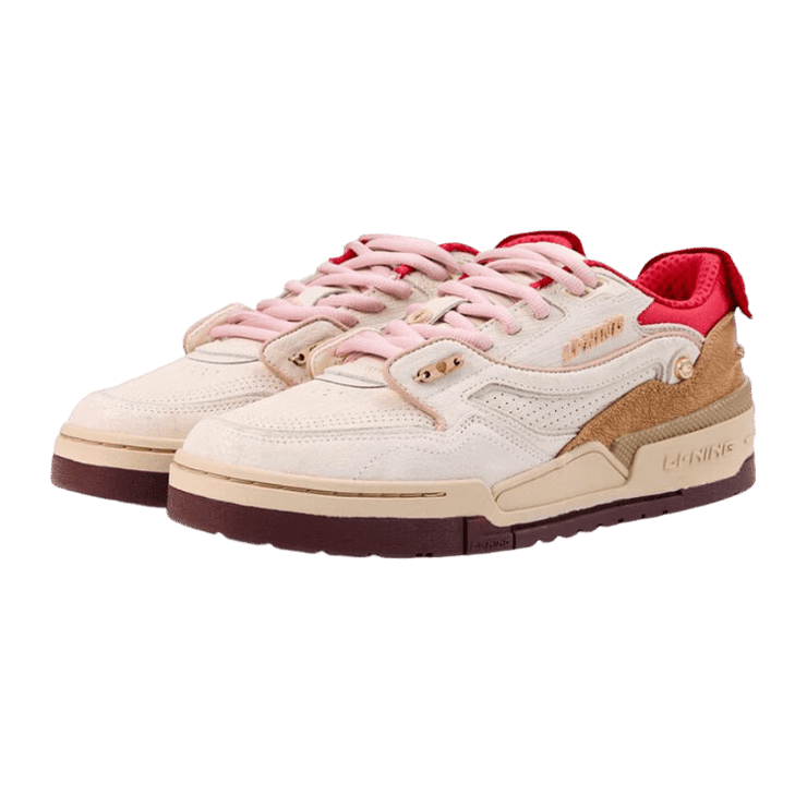Li-Ning 001 BTC X Disney Skate Pink Tan Angle 0