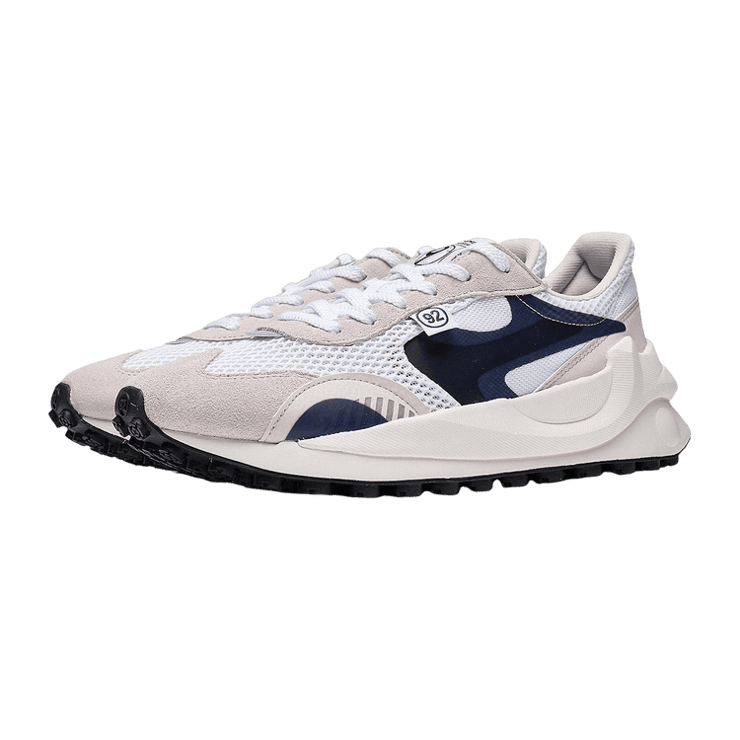 Li-Ning Cosmos Lifestyle Sneakers White Beige Navy Angle 0