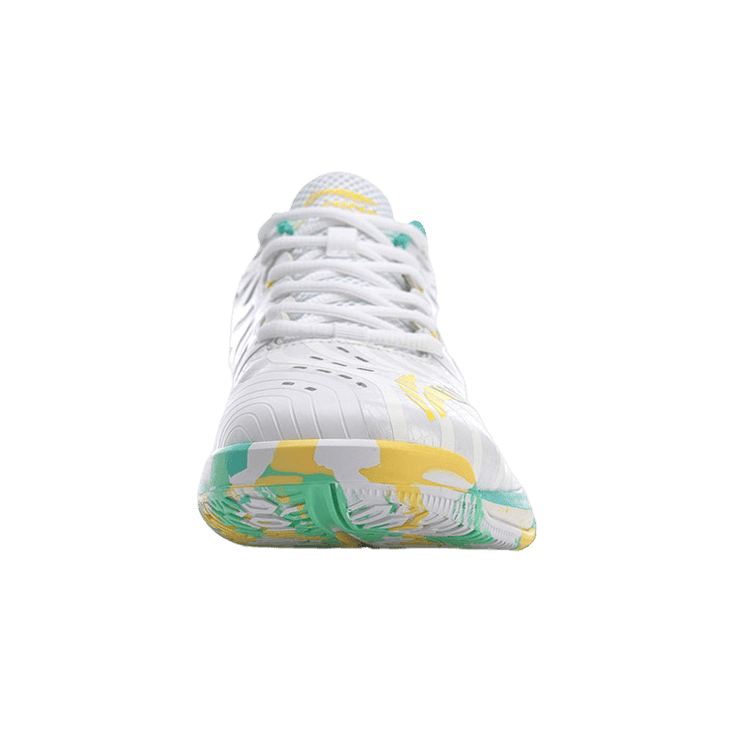 Li-Ning Cool Shark 3 White Green Yellow Angle 2